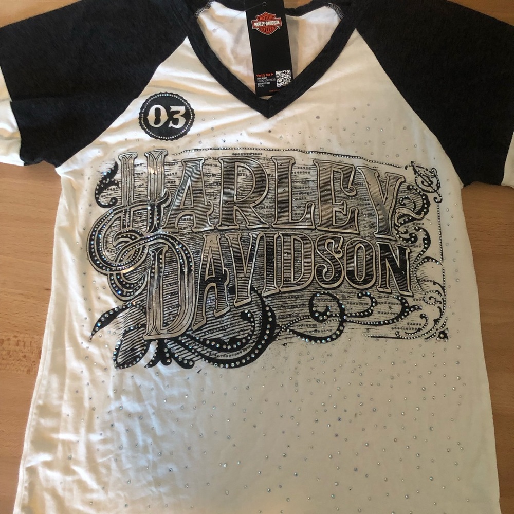 Harley-Davidson 3/4 sleeve top